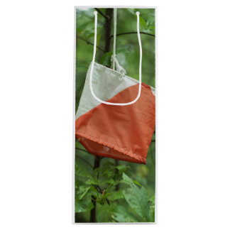 Custom Gift Bag - Wine - Orienteering flag