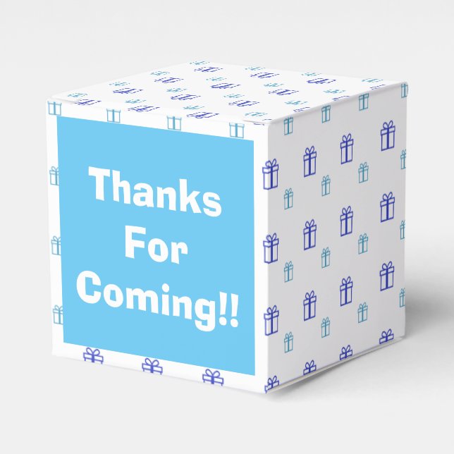 Custom Gift Box Favour (Front Side)