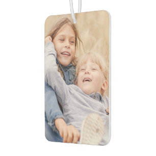 Custom gift, family Photo personalised Car Air Freshener