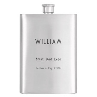 Custom Gift for Dad | Personalised Father's Day Hip Flask