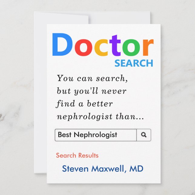 Custom Gift for Dermatologist Holiday Card (Front)