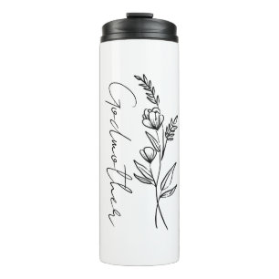 Custom Gift for Godmother, Godparent, Antie ... Thermal Tumbler
