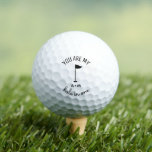 Custom Gift For Husband Boyfriend Him Personalised Golf Balls<br><div class="desc">Our "you are my hole in one" golf ball is the perfect gift for your special someone. Show your favourite golfer just how much they mean to you with this sweet and sentimental golf ball! Featuring the phrase "You Are My Hole in One" alongside a golf flag and customisable initials,...</div>