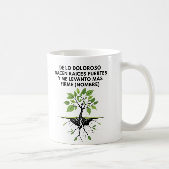 CUSTOM GIFT FOR (NAME) ROOTS THAT ARE healthy Coffee Mug (Right)