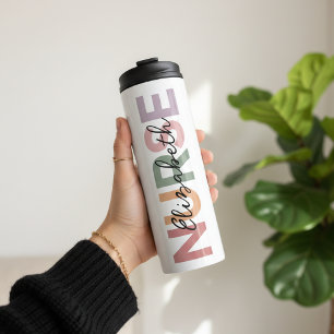 Custom Gift for Nurse Nursing Student Graduation Thermal Tumbler