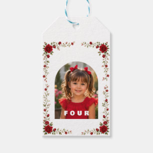 Custom Gift Tags Girl Age 4