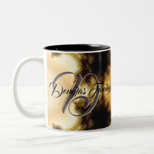 Custom gifts for families with kids Two-Tone coffee mug