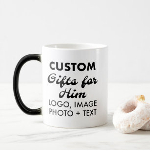 Custom Gifts for Him Magic Morphing Mug 12oz.