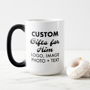 Custom Gifts for Him Magic Morphing Mug 15oz.