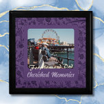 Custom Gifts for Older Parents Couples Violet Gift Box<br><div class="desc">Turn gifting into a heartfelt experience with our Custom Gifts for Older Parents Couples Violet gift box. Adorned with an elegant violet-purple vintage floral design, this box becomes a vessel of cherished memories. Customise it with a unique photo and heartfelt text, and it transforms into a memorable keepsake that encapsulates...</div>