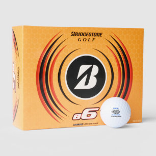 Custom Gifts, Personalised Bridgestone e6 Golf Balls