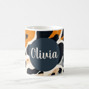 Custom Giraffe Animal Print Coffee Mug