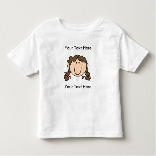 Custom Girl Brown Braids T-Shirt