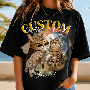 Custom Girlfriend Face Bootleg Rap T-Shirt