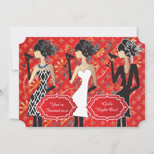 Custom Girls Birthday Party Invitation