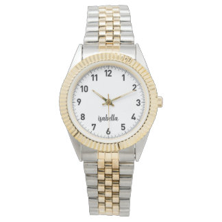 Custom Girls Name Glitter Strap Watch
