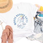 Custom Girls Trip Destination Summer Beach Group T-Shirt<br><div class="desc">Get ready for your next girls' trip with our customisable destination t-shirt! This comfortable tee allows you to represent your destination (city,  state,  beach!) and year in style. Perfect for creating unforgettable memories and capturing hilarious vacation pics.</div>