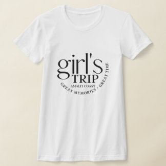Custom Girls Trip Great Memories Travel Group T-Shirt