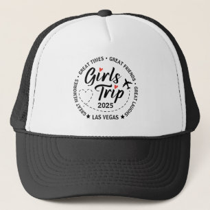 Custom Girls Trip Group Matching Vacation  Trucker Hat