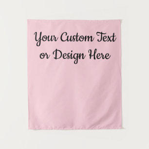 Custom Girly Blush Pink Personalised Bridal Shower Tapestry