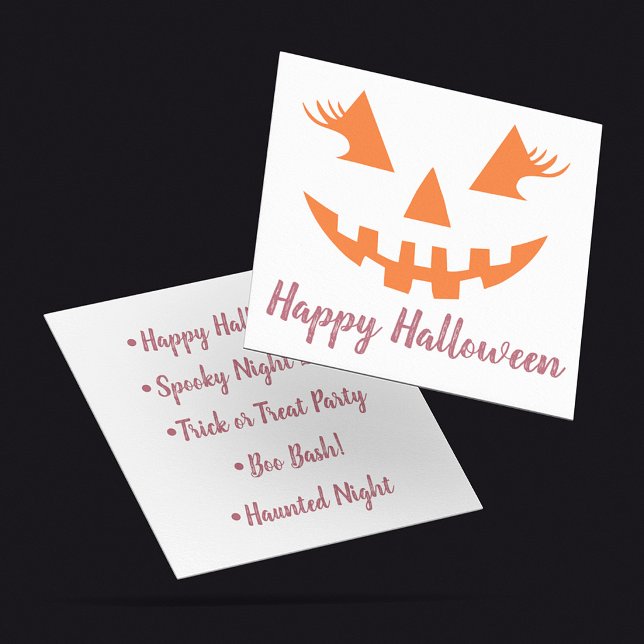 Custom Girly Jack O Lantern Pumpkin Halloween Program (Creator Uploaded)