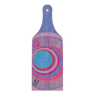 Custom girly pretty swirl circles tornado cute art cutting board