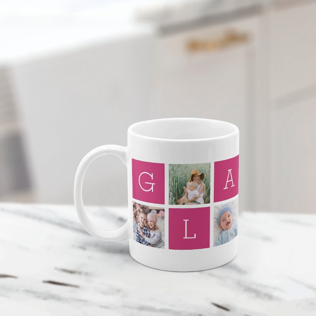 Custom "Glamma" Grandmother Photo Collage Coffee Mug (Creator Uploaded)