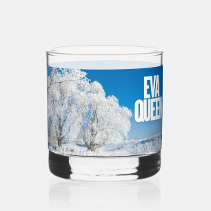 Custom Glass Cup Personalised Clear Drinking Gla