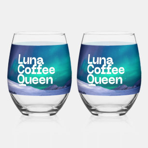 Custom Glass Cup   Personalised Clear Drinking Gla