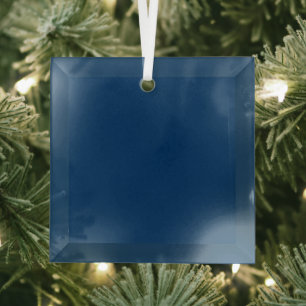 Custom Glass Ornament – Elegant & Personalizable