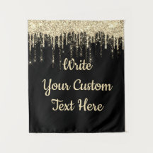 Custom Glitter Anniversary Photo Booth Backdrop