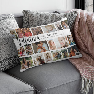 Custom Godfather 18 Photo Collage Lumbar Cushion