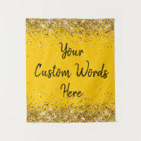 Custom Gold and Black Birthday Party Photo Booth