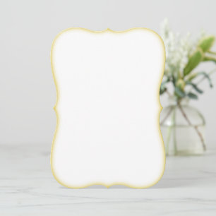 Custom Gold Bracket Invitation - Make Your Own