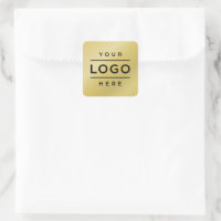 Custom Gold Business Logo Promo