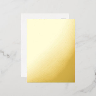 Custom Gold Foil Luxe Foil Invitation Postcard
