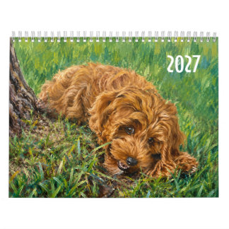 Custom Golden Doodle Calendar