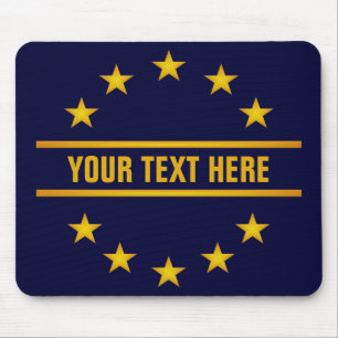 CUSTOM GOLDEN STARS mousepad