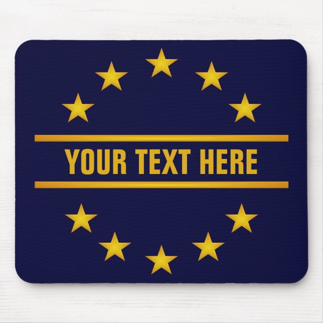 CUSTOM GOLDEN STARS mousepad (Front)