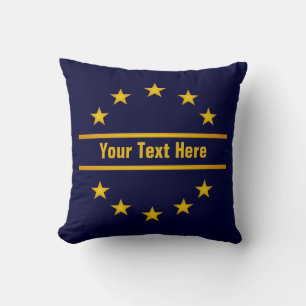 CUSTOM GOLDEN STARS throw pillow
