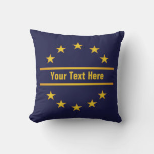 CUSTOM GOLDEN STARS throw pillow