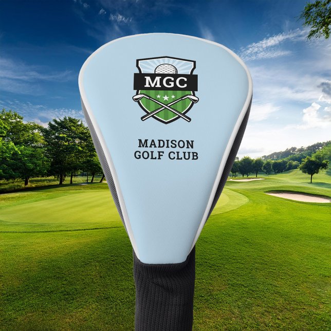 Custom Golf Club Crest Monogram Golf Head Cover (Creator Uploaded)