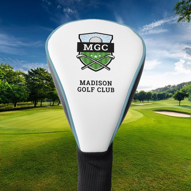 Custom Golf Club Crest Monogram Head Cover (Creator Uploaded)