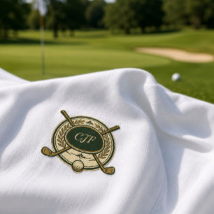 Custom Golf Club Crest Monogram T-Shirt Personal