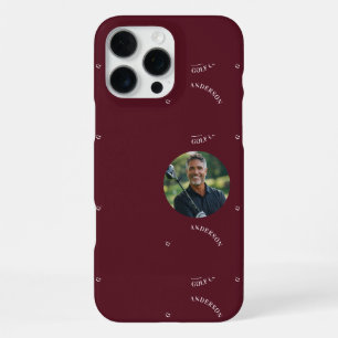 Custom Golf Club Headcover Personalised Monogram C iPhone 16 Pro Max Case