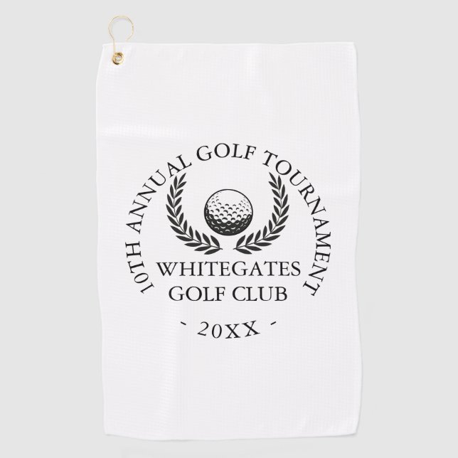 Custom Golf Club Tournament  Towel (Front)