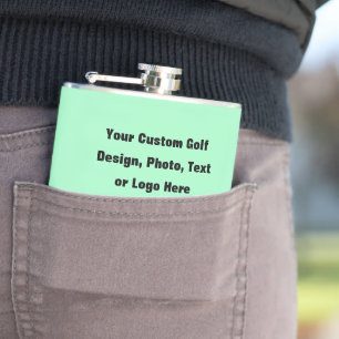 Custom Golf Flask - Personalised Hip Flask Gift