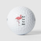 Custom Golf Humour Pink Flamingo
