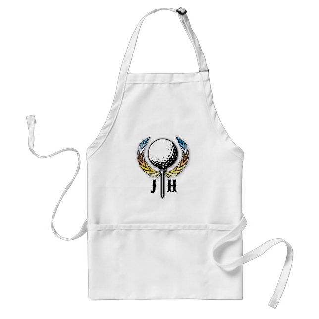 Custom Golf Monogram Design Standard Apron (Front)
