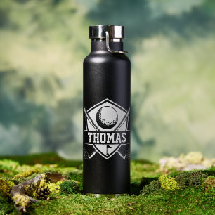 Custom Golf Name Vinyl Decal: Golf Cart, Water Bottle